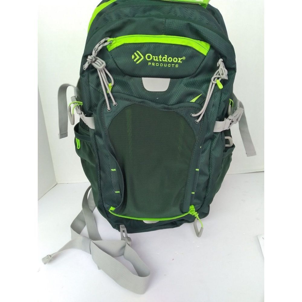 Outdoor Products‎ Hiking Hydration Backpack Green 10x17x6